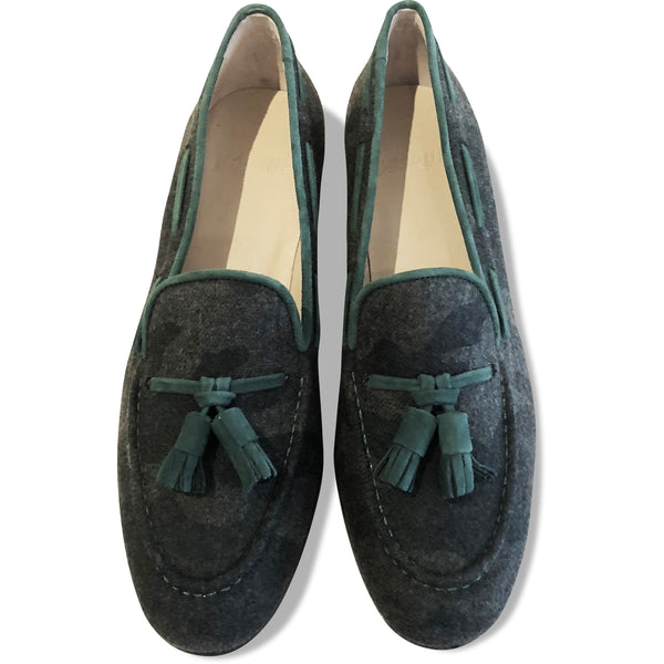 The Bosque Smoking Loafer - Flannel Camouflage